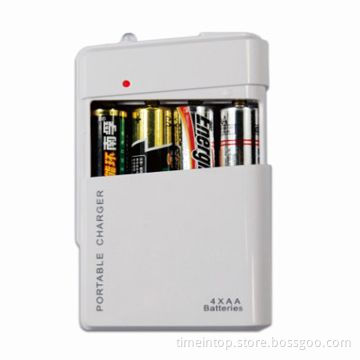 4 x AA USB Battery Emergency Charger for iPhone 2G/3G/4/4S/iPod iTouch